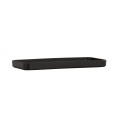 Hudson 6x13 Black Melamine Tray